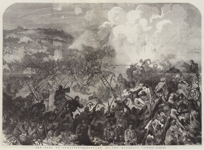 セバストポルの陥落、マラコフタワーの占領 作： Gustave Dore